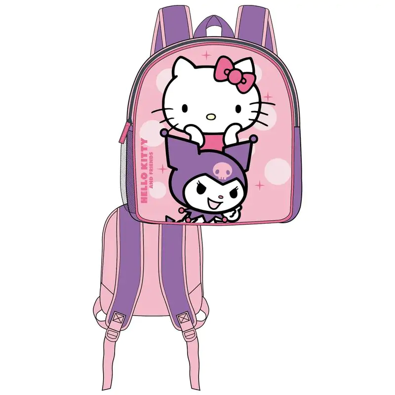 Hello Kitty & Kuromi 3D backpack 30cm product photo