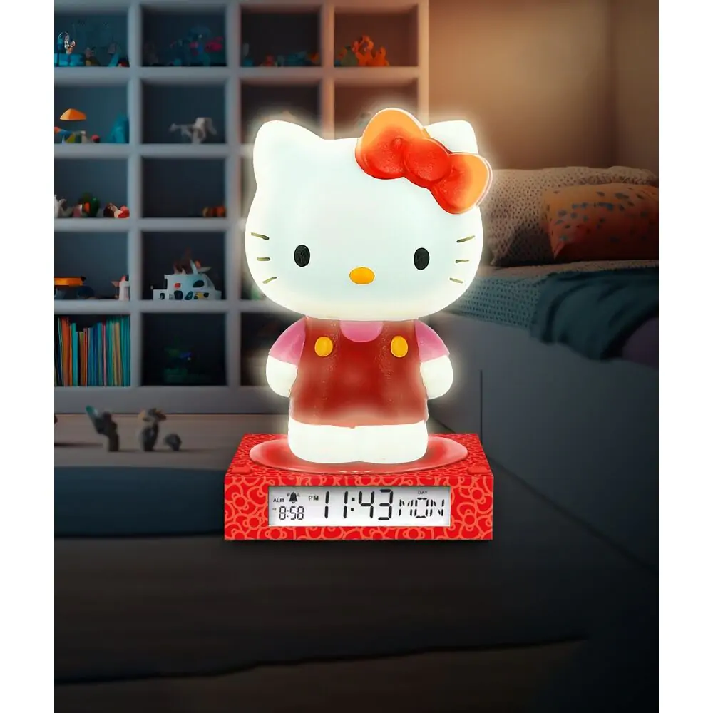 Hello Kitty and Friends 3D lamp with alarm clock termékfotó