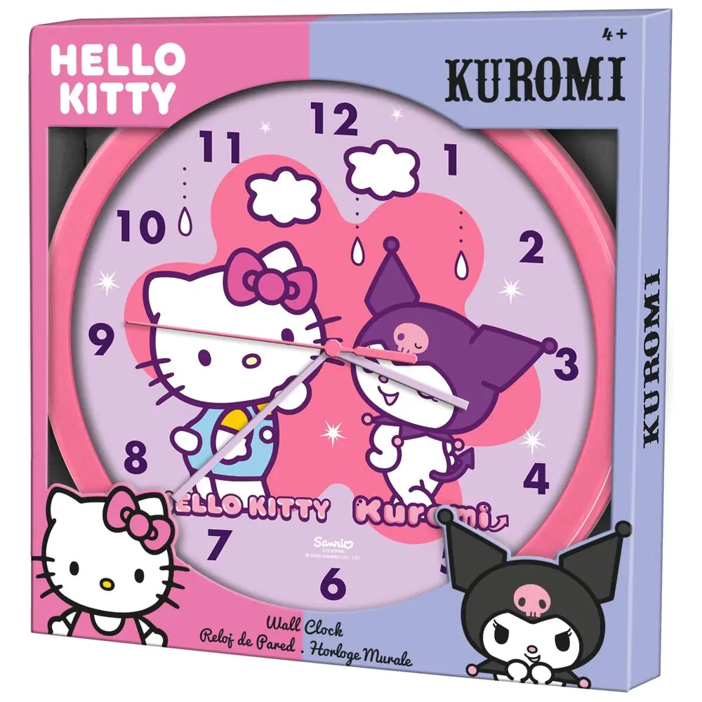 Hello Kitty and Friends Wall clock termékfotó