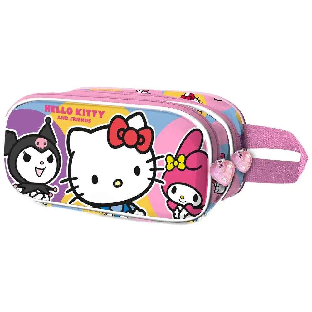 Hello Kitty and Friends Happy double 3D pencil case product photo