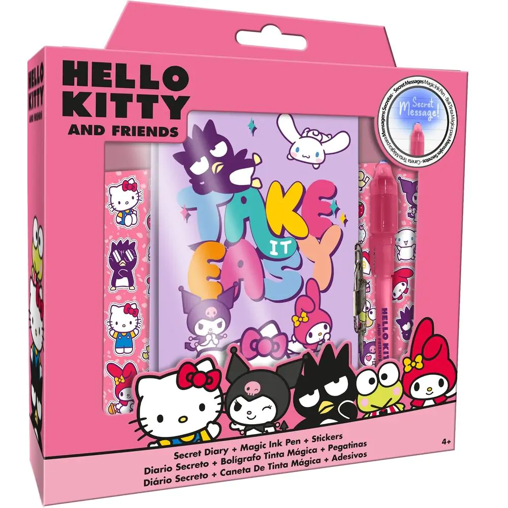 Hello Kitty and Friends Diary + magic pen product photo