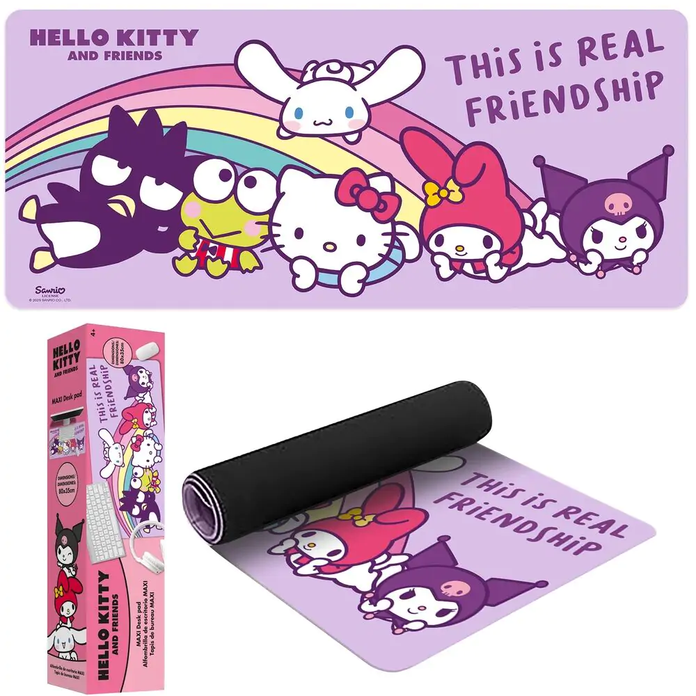 Hello Kitty and Friends gaming desk mat product photo