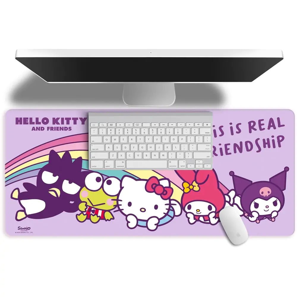 Hello Kitty and Friends gaming desk mat product photo