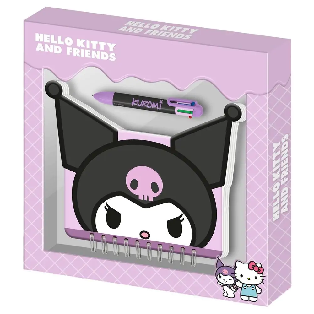 Hello Kitty and Friends Kuromi Diary and pen product photo