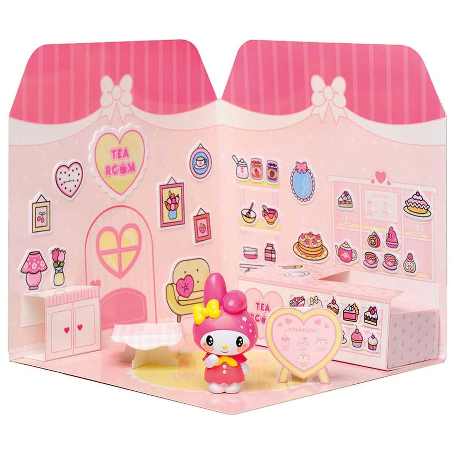 Hello Kitty and Friends Mini figure Sticker House My Melody Tea Room product photo