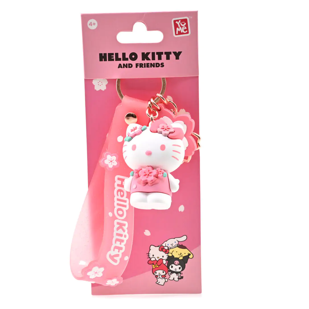 Hello Kitty and Friends Sanrio Sakura Hello Kitty keychain product photo