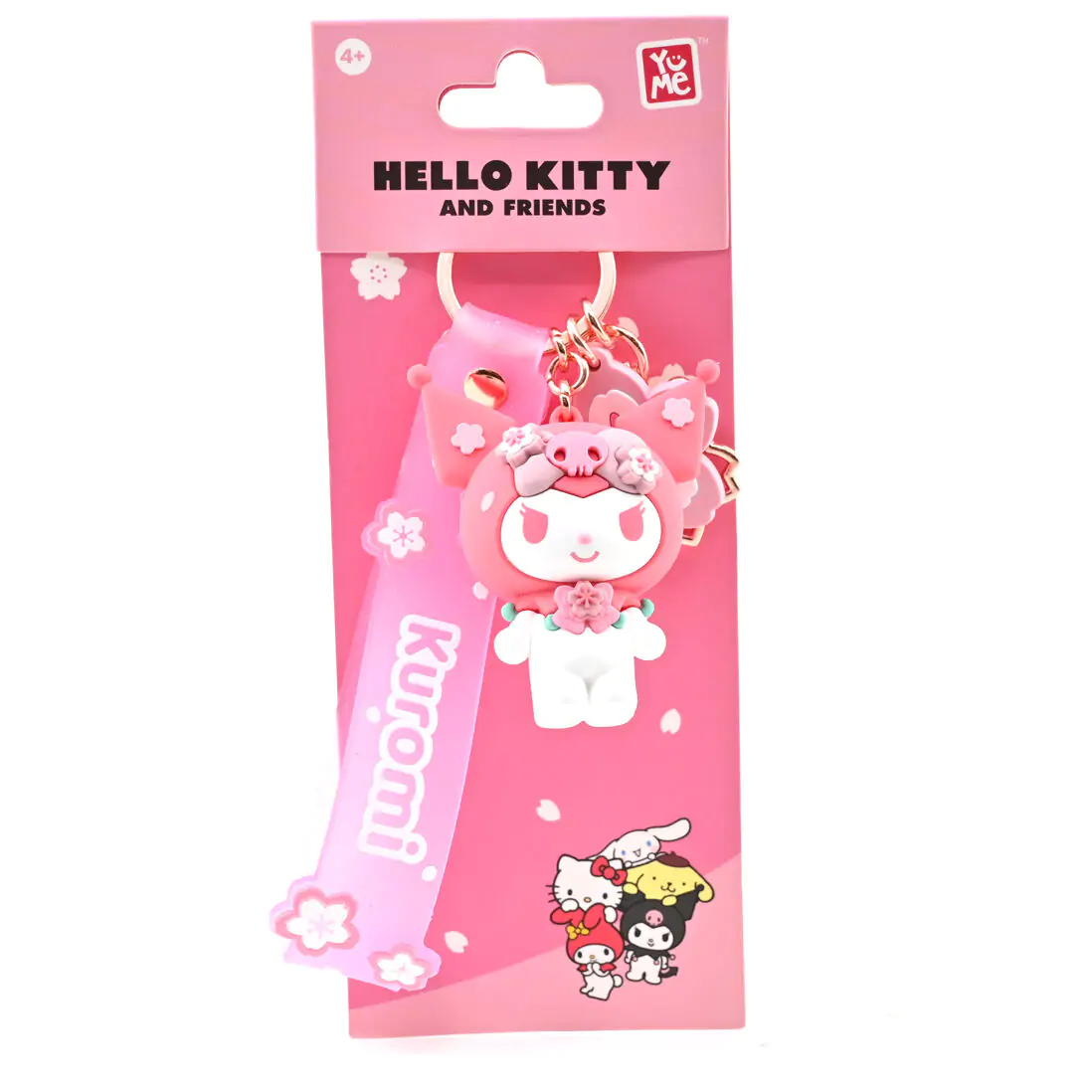 Hello Kitty and Friends Sanrio Sakura Kuromi keychain termékfotó