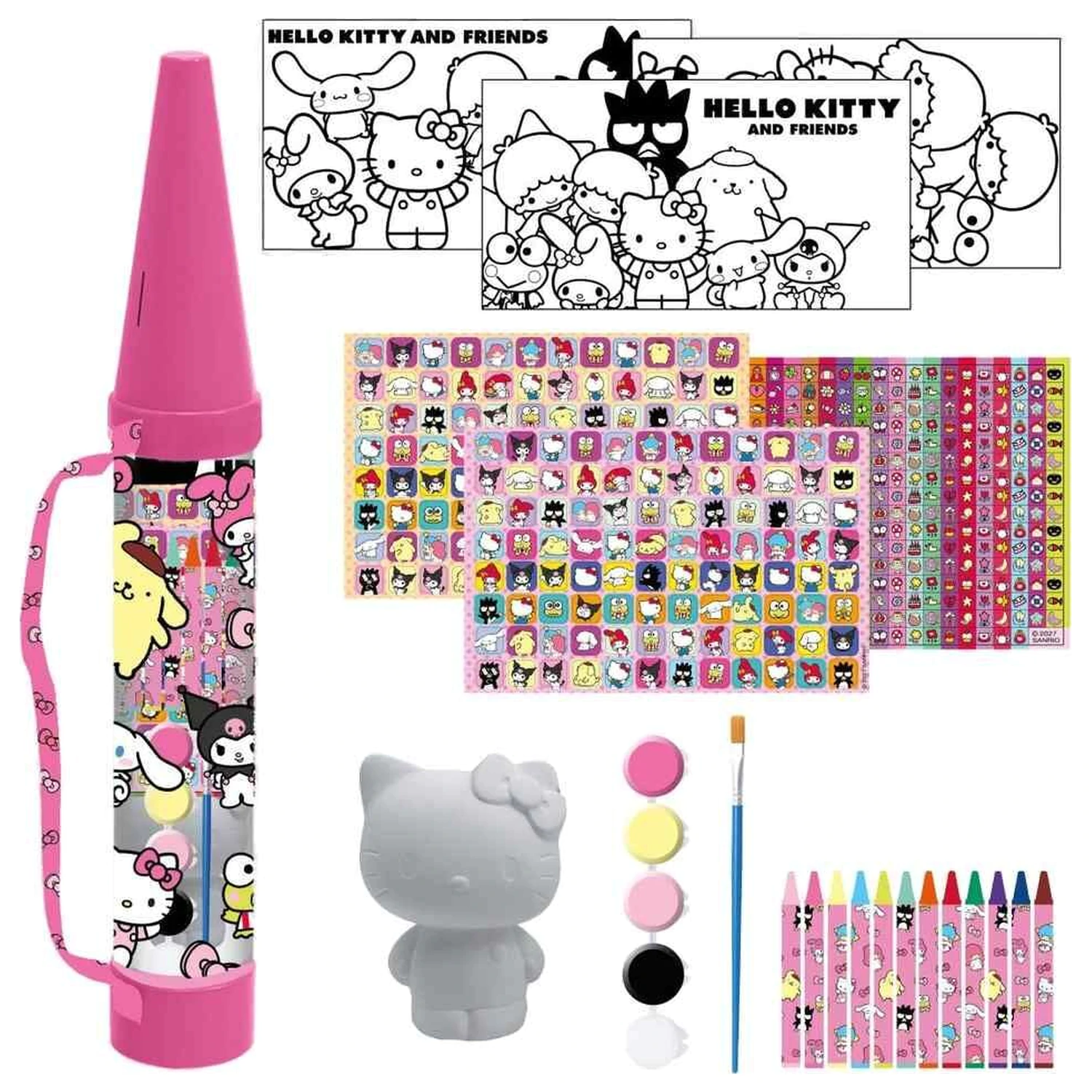 Hello Kitty and Friends pencil colouring set product photo