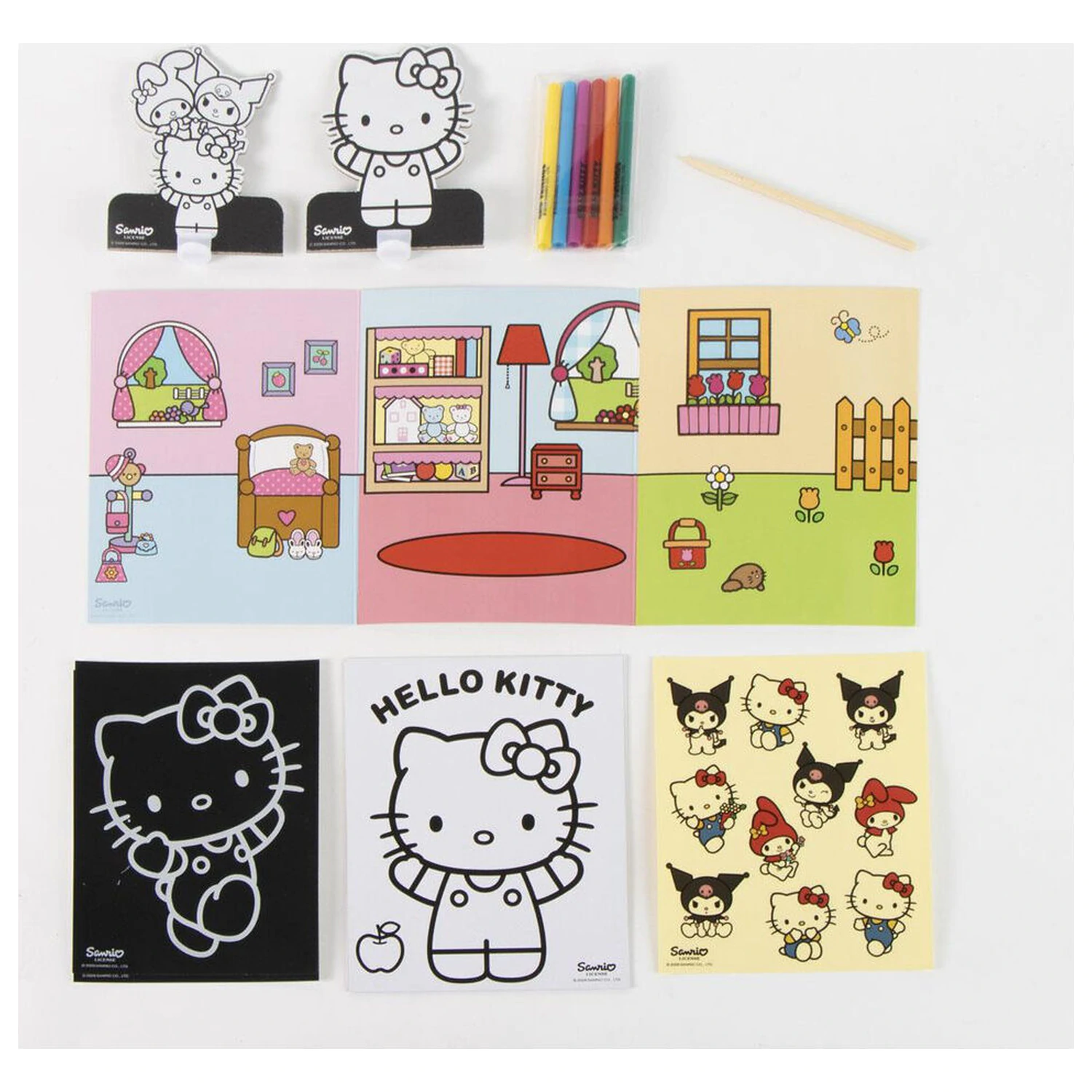 Hello Kitty and Friends Colouring bag set product photo