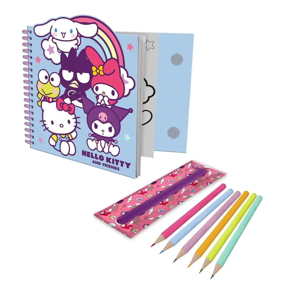 Hello Kitty and Friends Activity notebook + removable case product photo