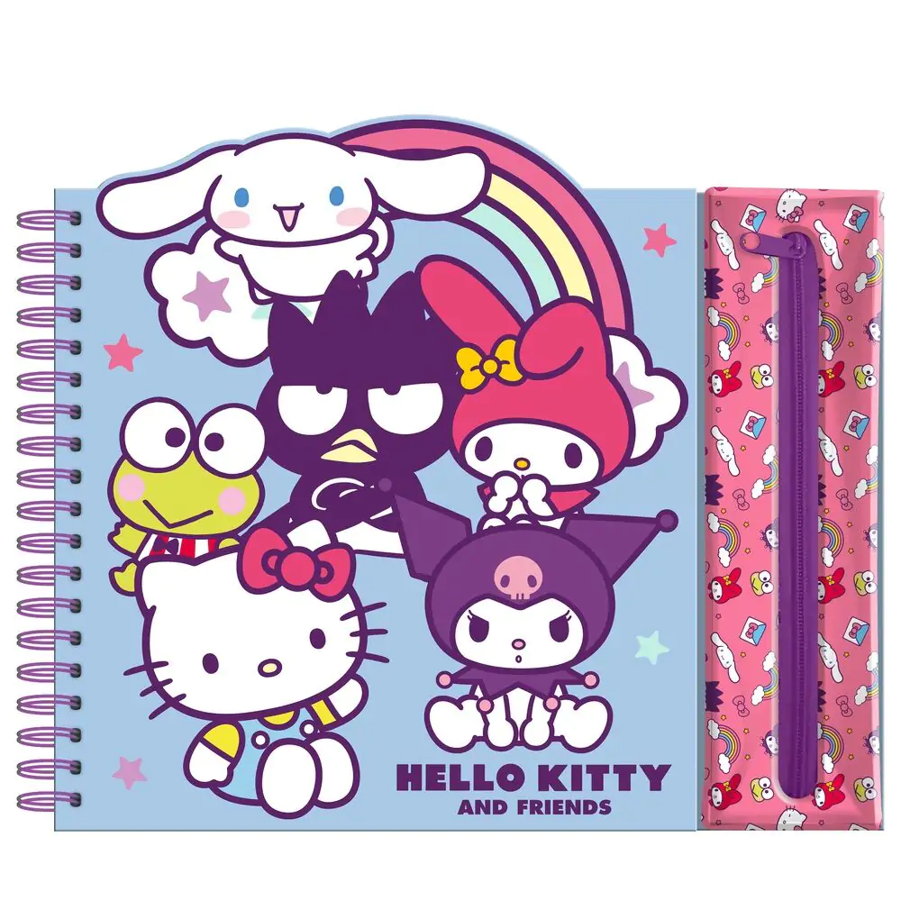 Hello Kitty and Friends Activity notebook + removable case product photo