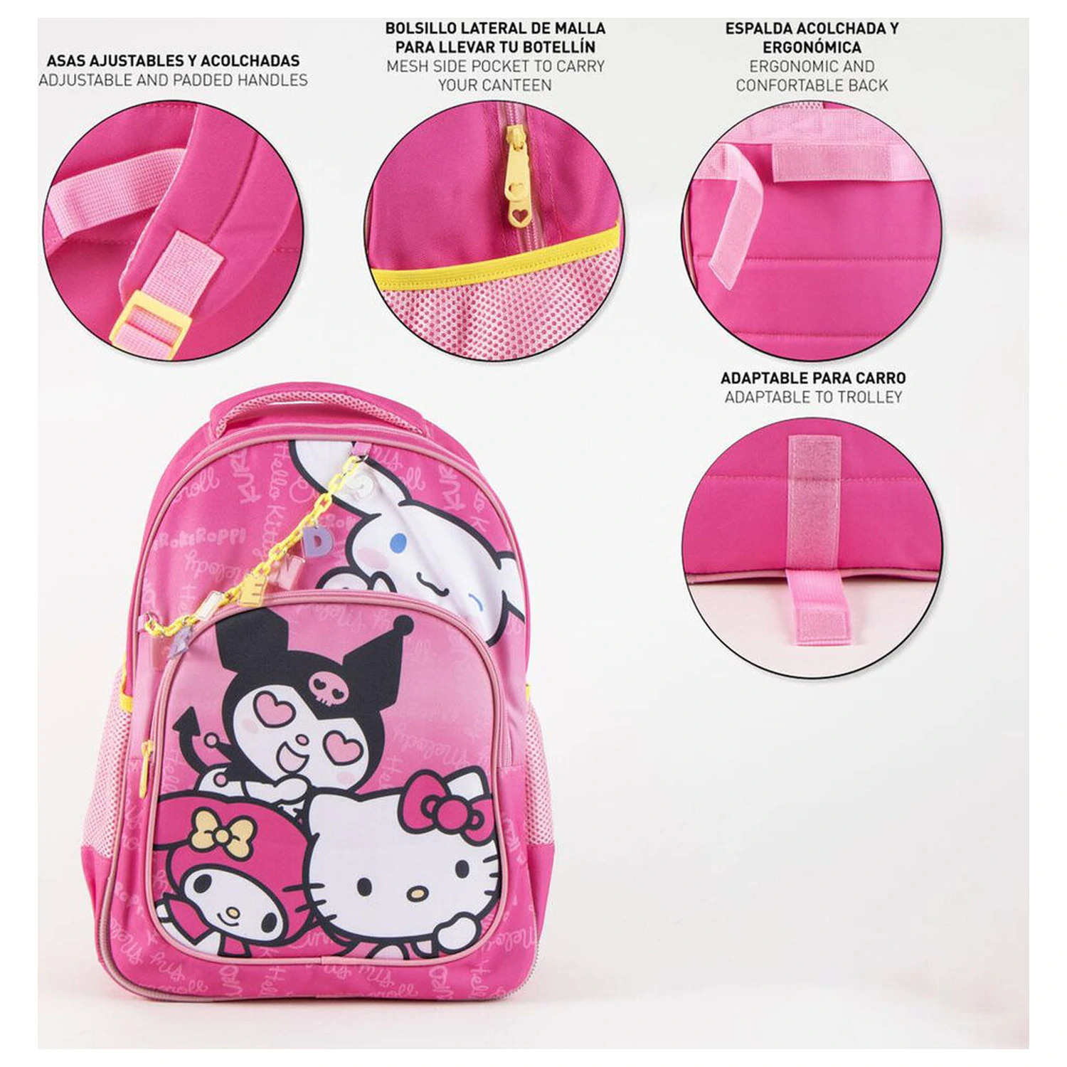 Hello Kitty and Friends adaptable backpack 42cm product photo