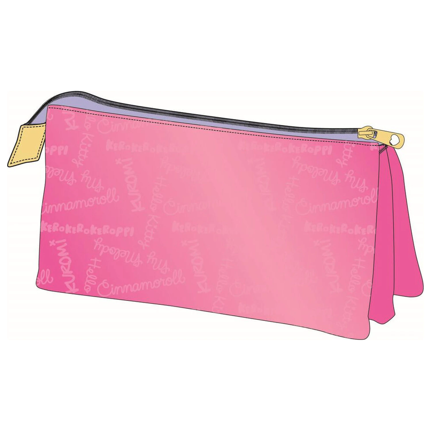 Hello Kitty and Friends triple pencil case product photo