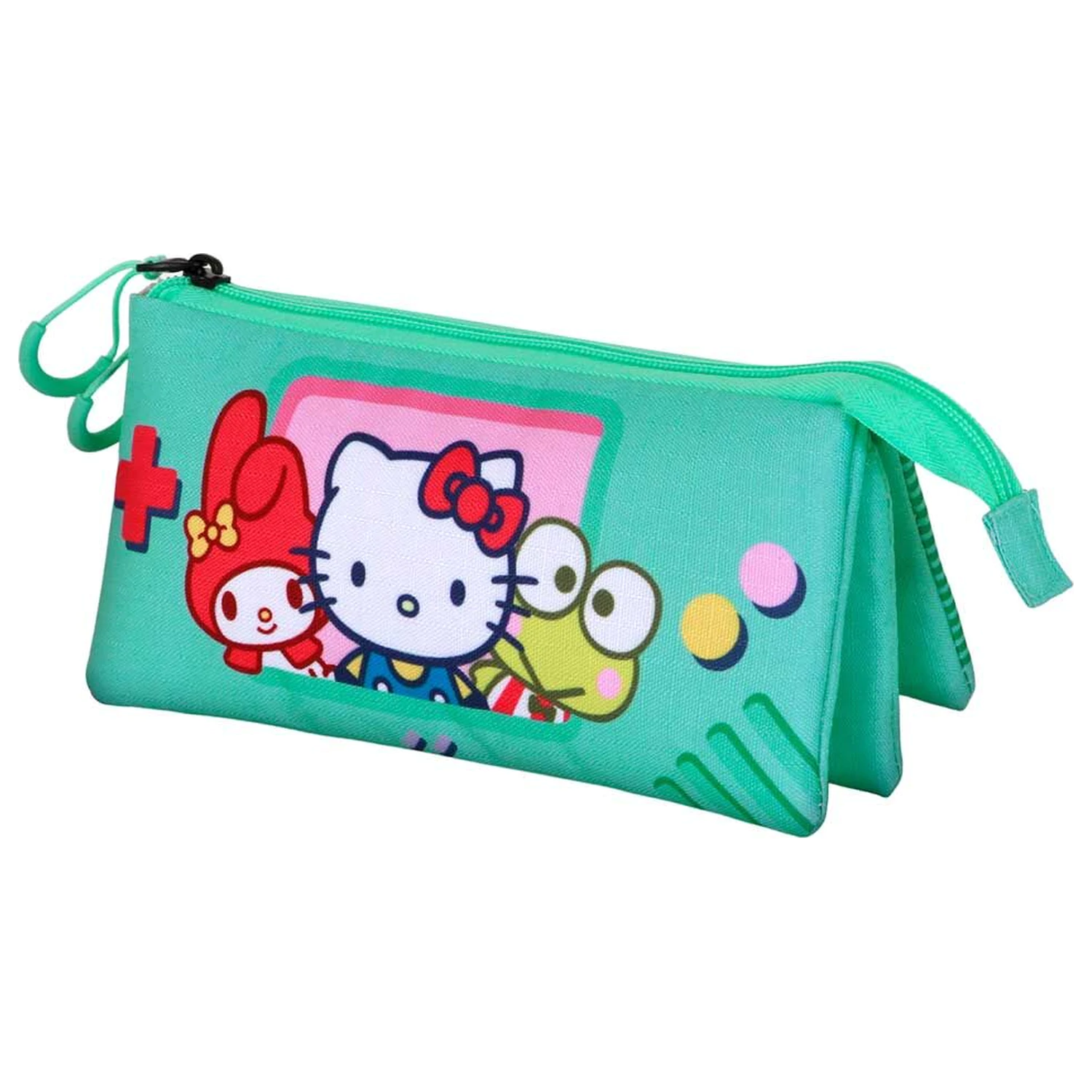 Hello Kitty and Friends Videogame triple pencil case product photo