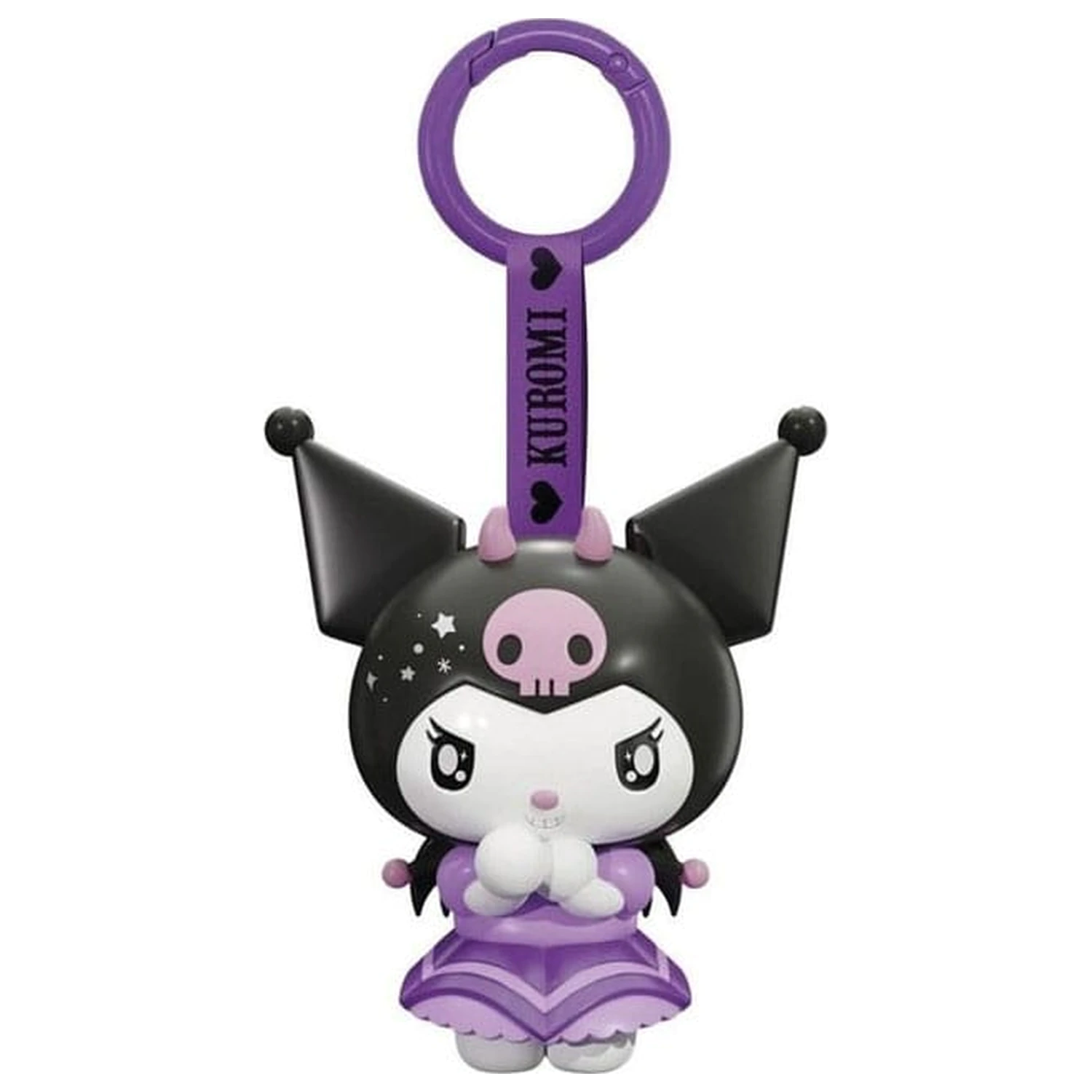 Hello Kitty Keyring Angel & Devil Kuromi 8 cm product photo