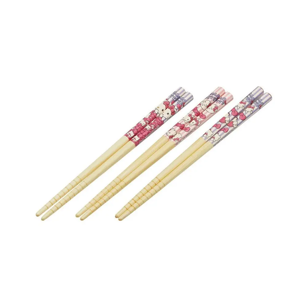 Hello Kitty Bamboo Chopsticks Set Hello Kitty termékfotó