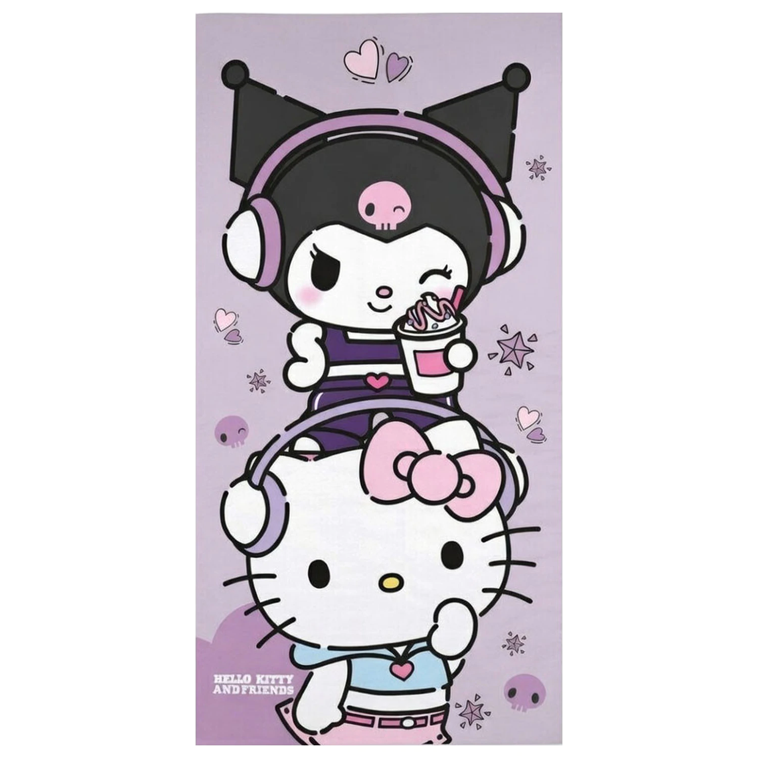 Hello Kitty Best Friend Towel 70x140cm product photo
