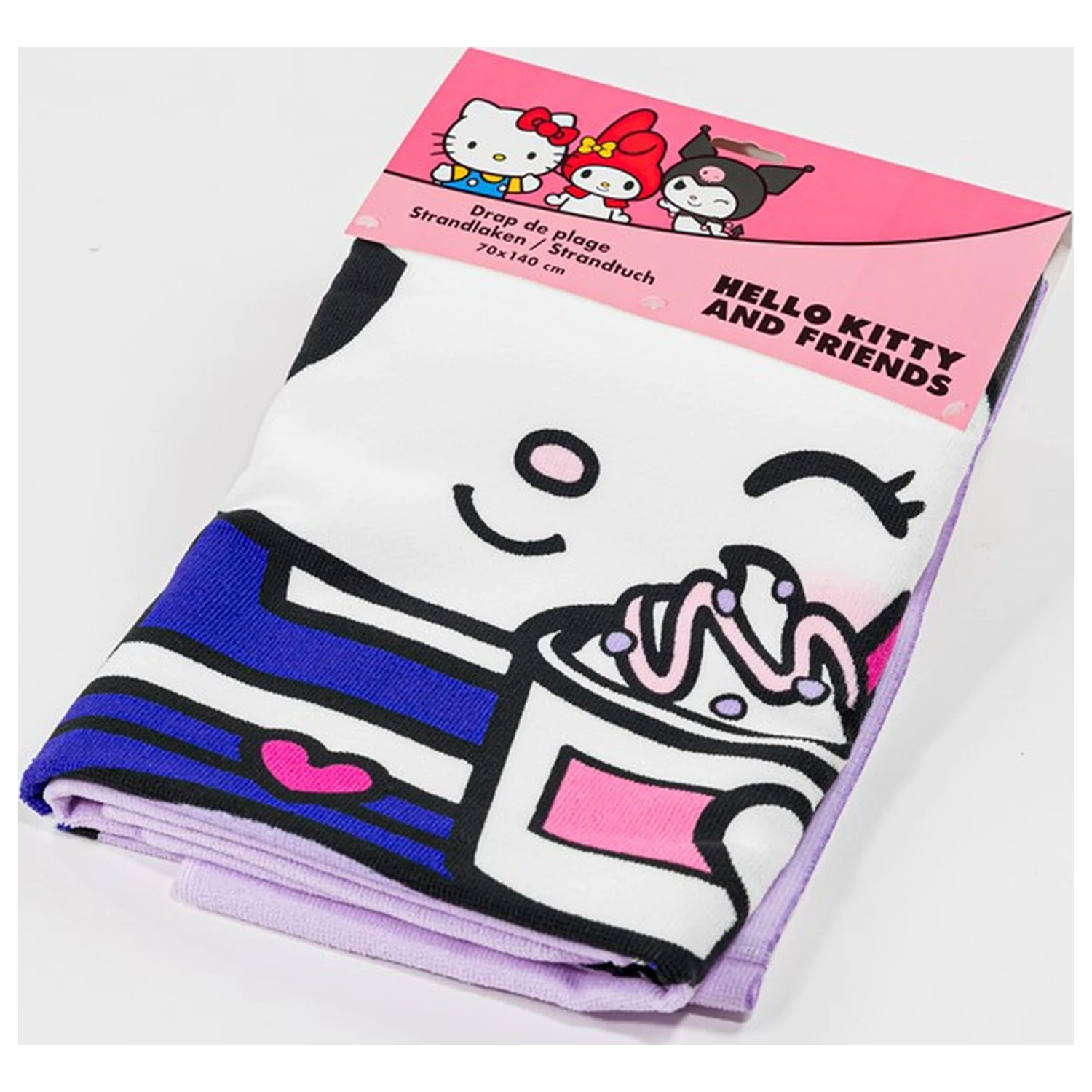 Hello Kitty Best Friend Towel 70x140cm product photo