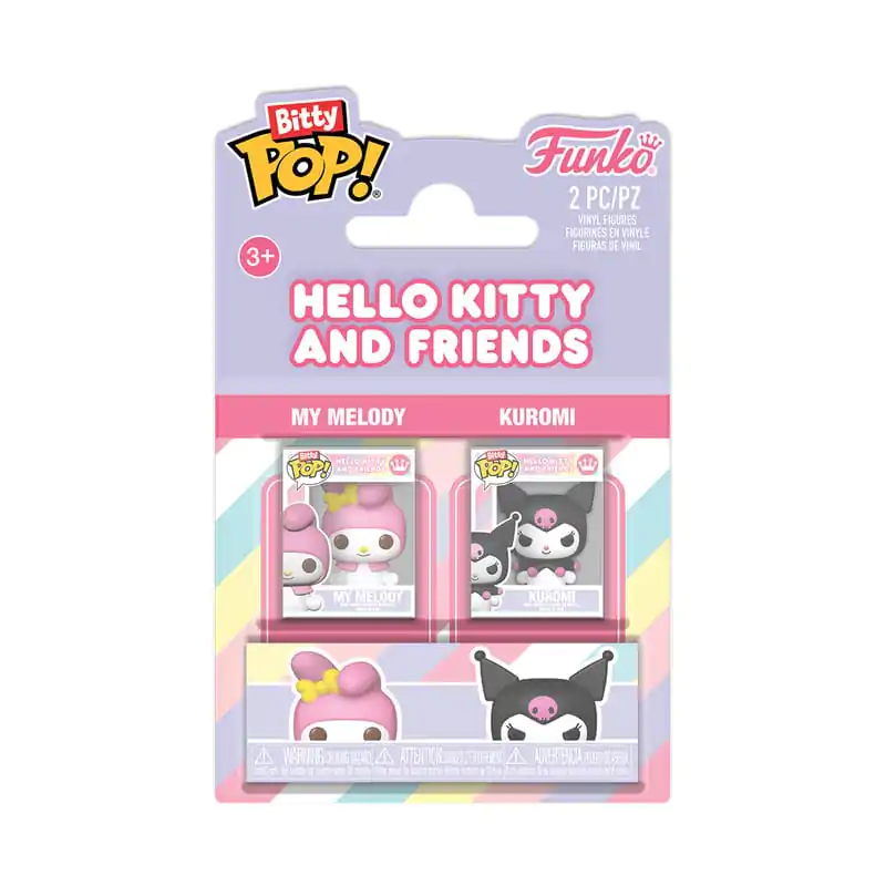 Hello Kitty Bitty Funko POP! Vinyl Figures 2-Pack My Melody&Kuromi product photo