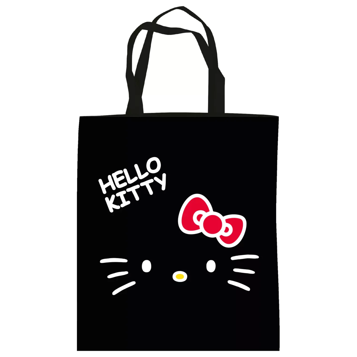 Hello Kitty Black Canvas Bag, Shopping Bag 44 cm product photo