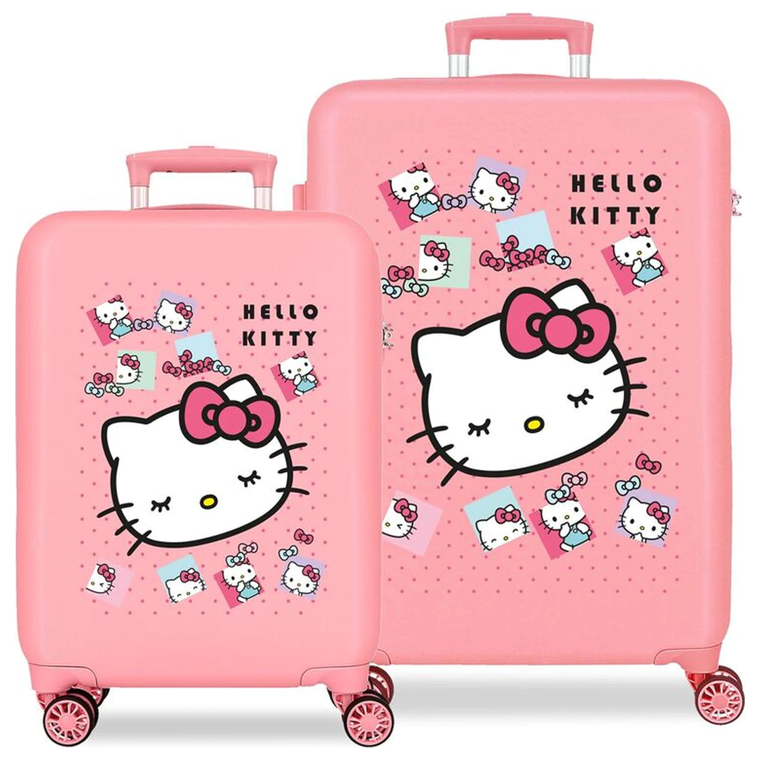 Hello Kitty Bows ABS 2-piece trolley suitcase set 55/65cm product photo