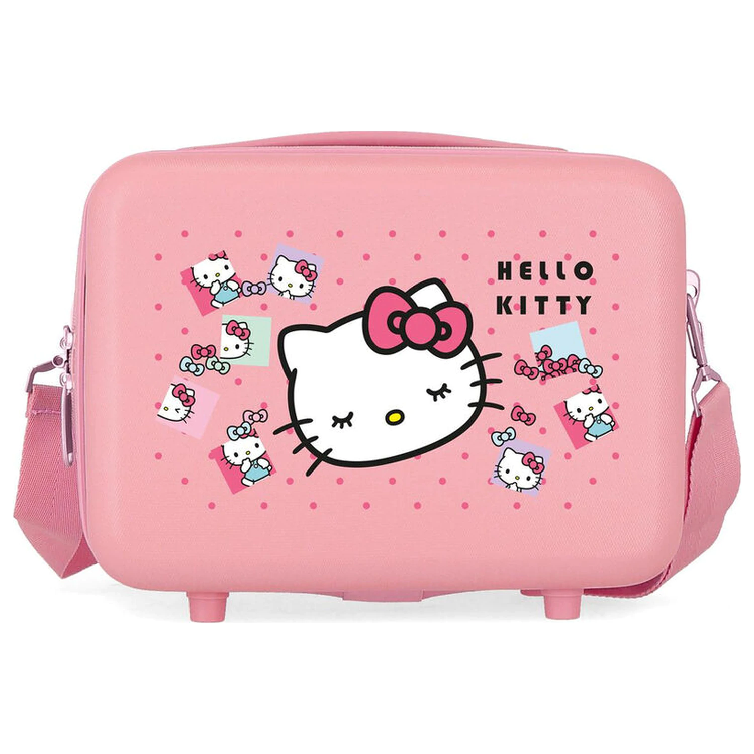 Hello Kitty Bows ABS adaptable beauty case 29cm product photo