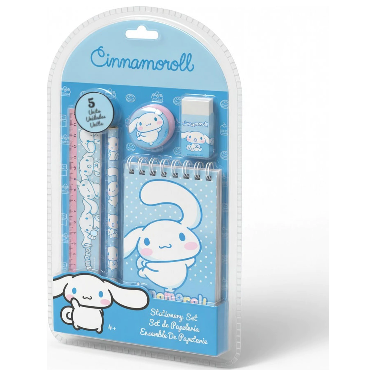 Hello Kitty Cinnamoroll 5-piece stationery set product photo