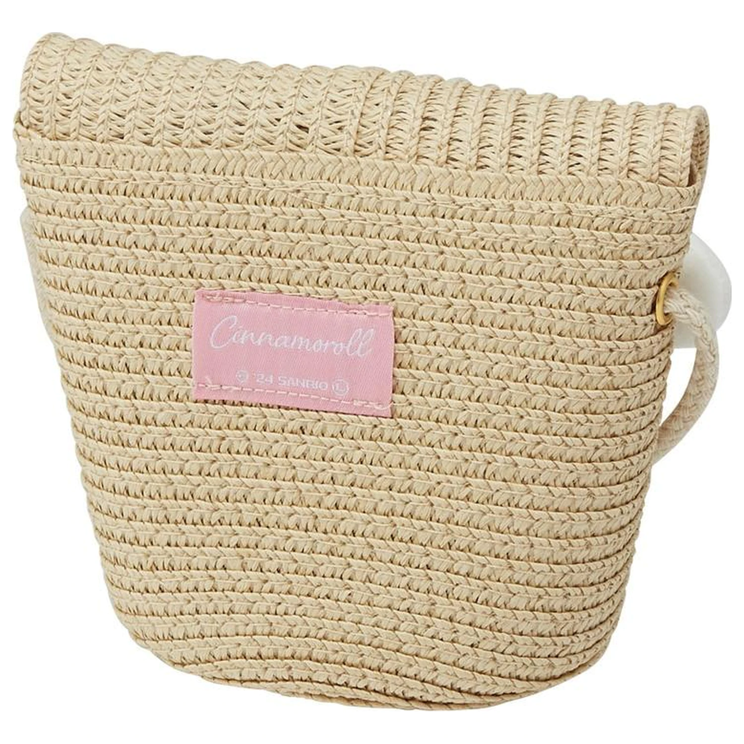 Hello Kitty Cinnamoroll Straw crossbody bag 13.8x13cm product photo