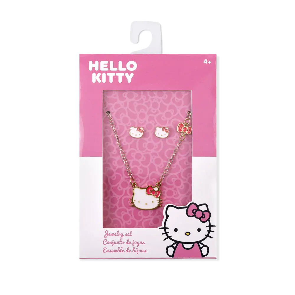 Hello Kitty Set necklace and earrings product photo