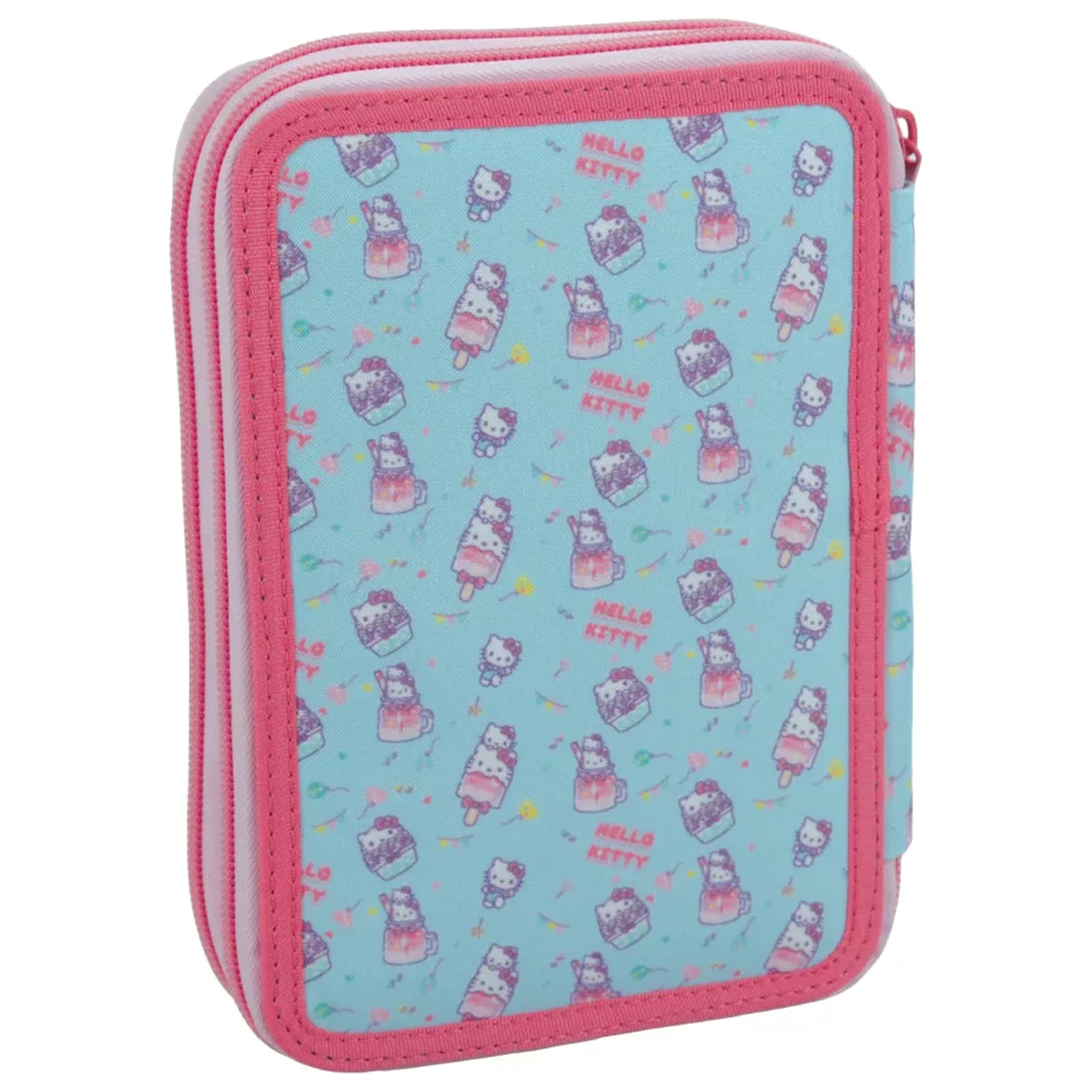 Hello Kitty Cupcake Filled 2-Story Pencil Case product photo
