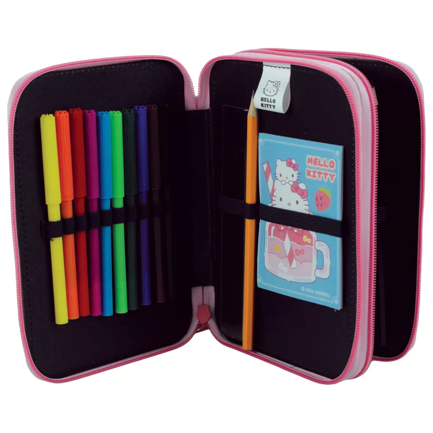 Hello Kitty Cupcake Filled 2-Story Pencil Case product photo