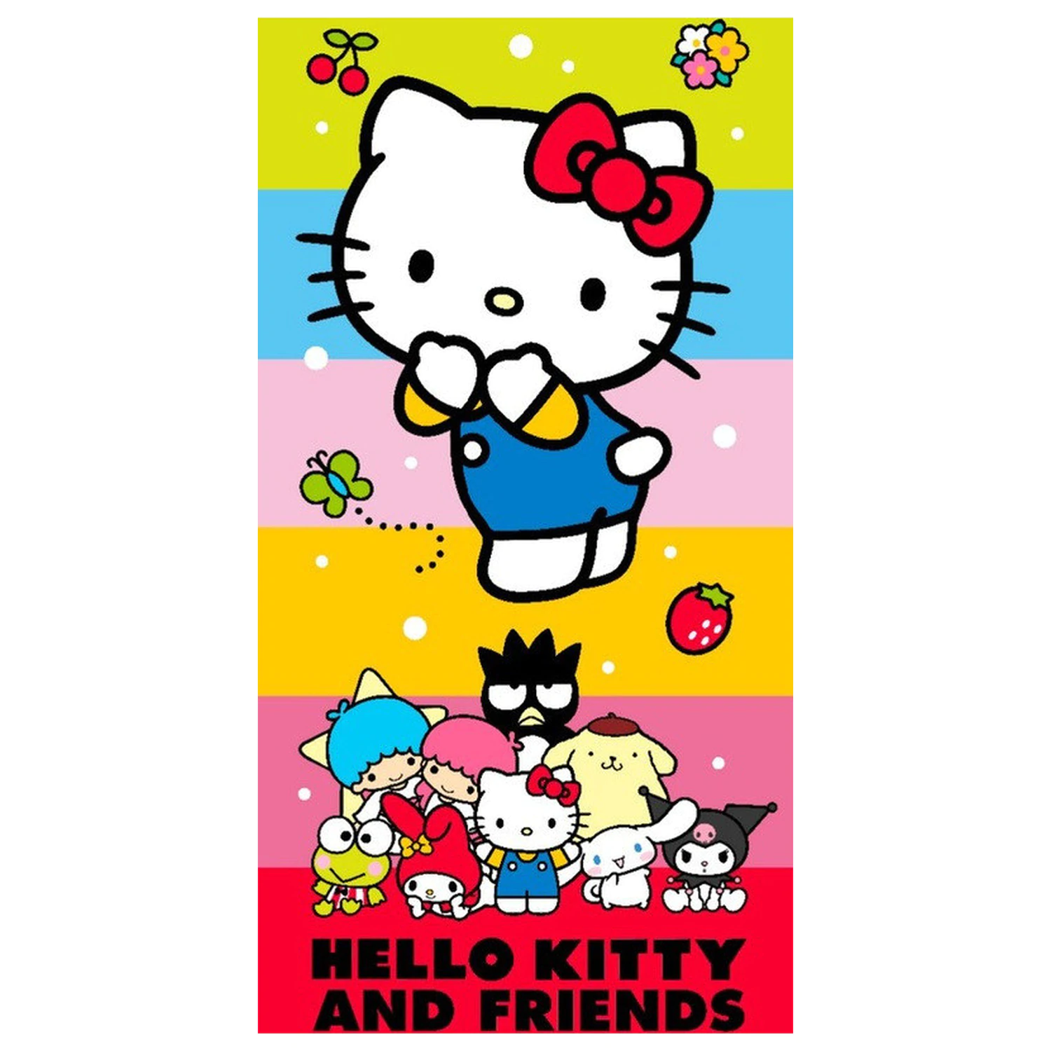 Hello Kitty Cute Friends Towel 70x140 cm product photo