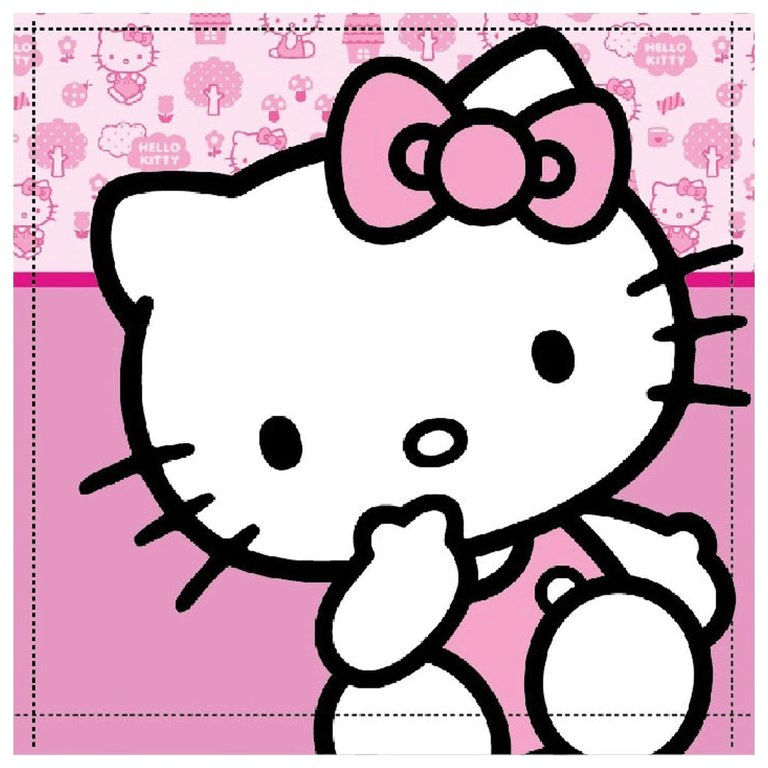 Hello Kitty Cutie Hand Towel, Face Towel, Towel 30x30cm product photo