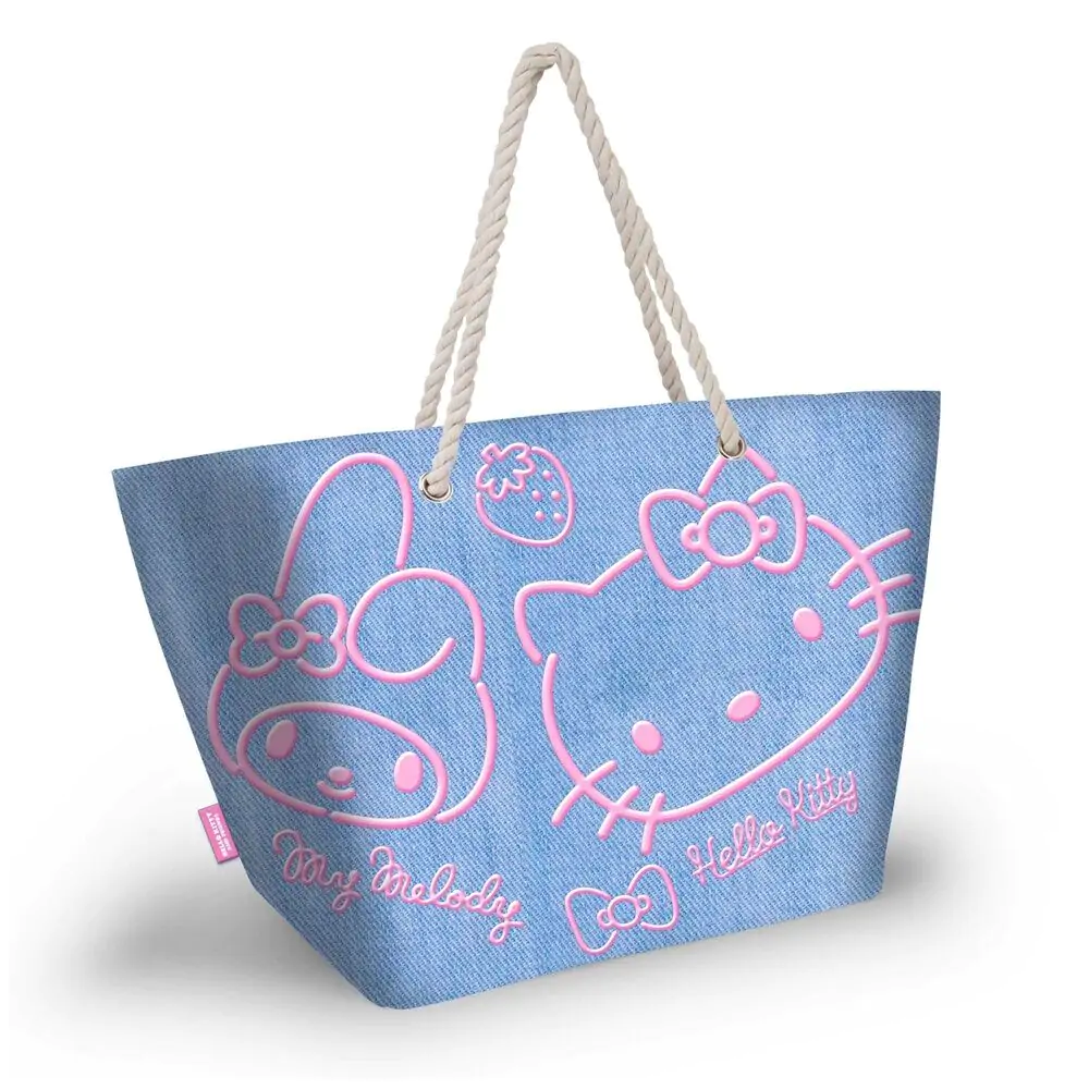 Hello Kitty Denim beach bag termékfotó