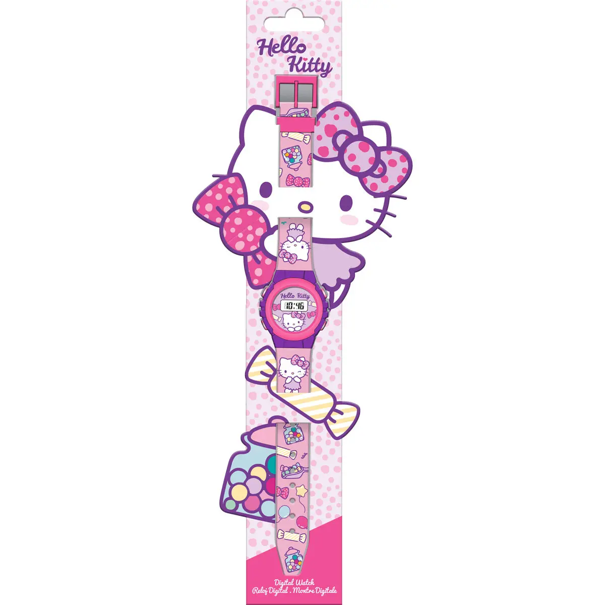 Hello Kitty digital watch product photo