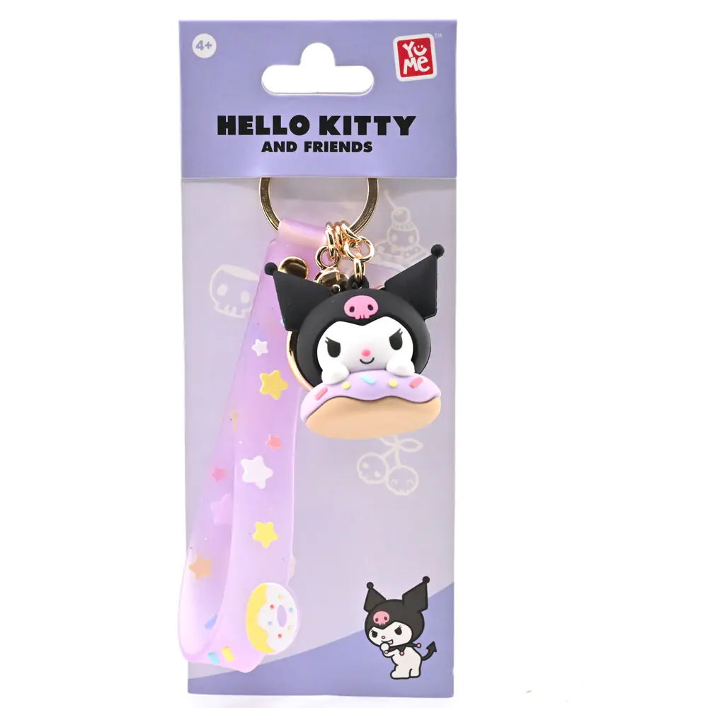 Hello Kitty Donut Kuromi keychain termékfotó