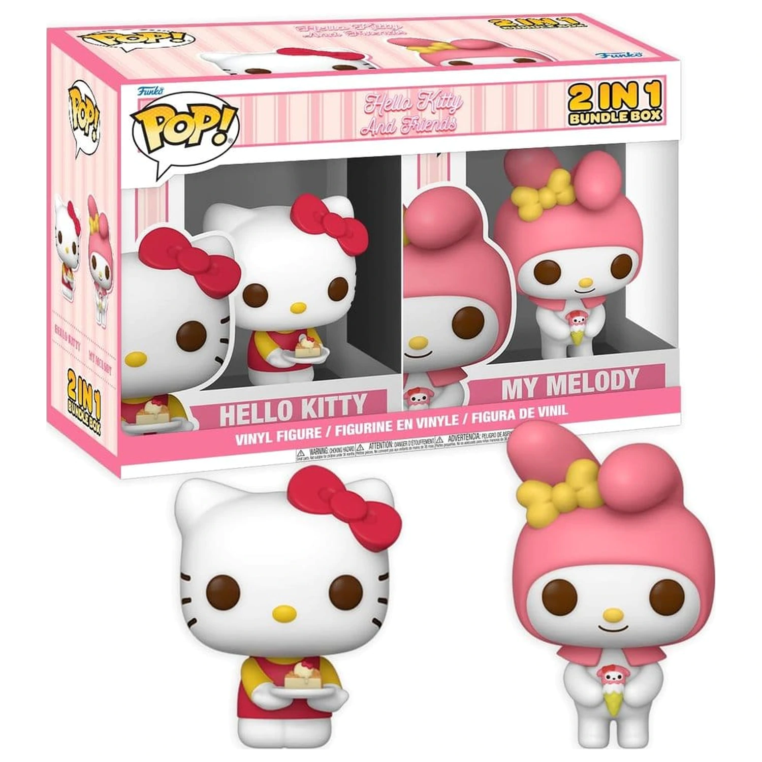 Funko POP Hello Kitty Exclusive Box Hello Kitty & My Melody  product photo