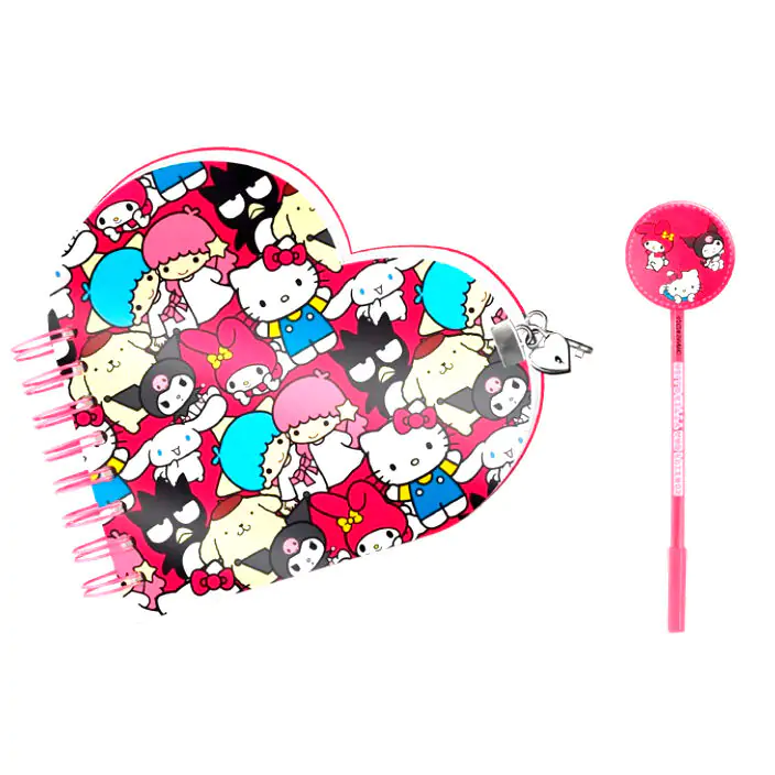 Hello Kitty Friends diary + pen set product photo