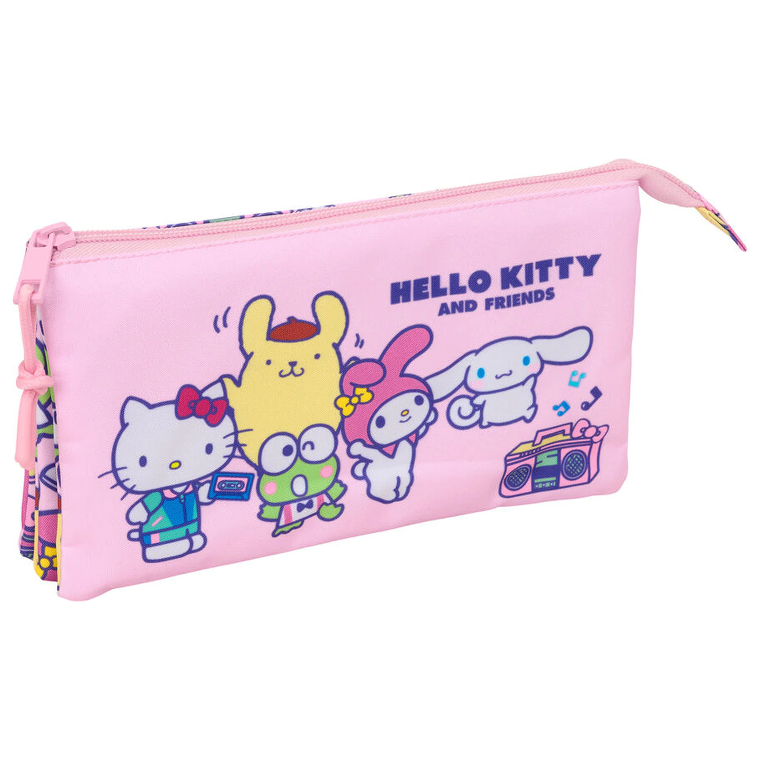 Hello Kitty & Friends triple pencil case product photo
