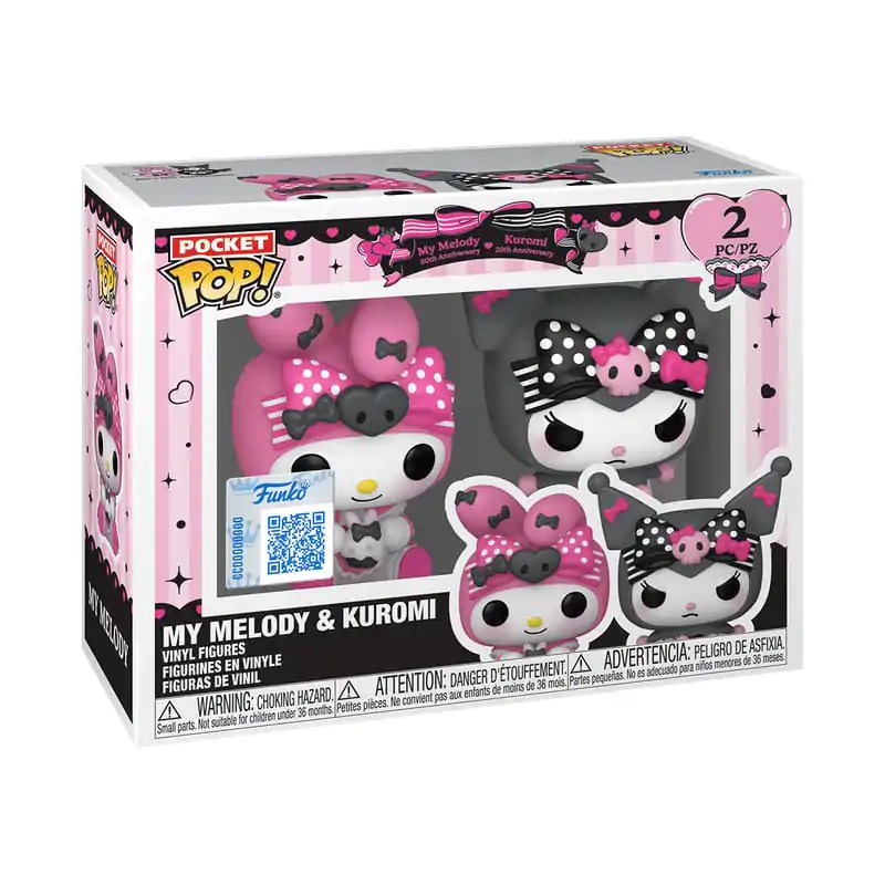 Hello Kitty Funko POP! Vinyl Keychain 2-Pack My Melody &amp; Kuromi 4 cm product photo