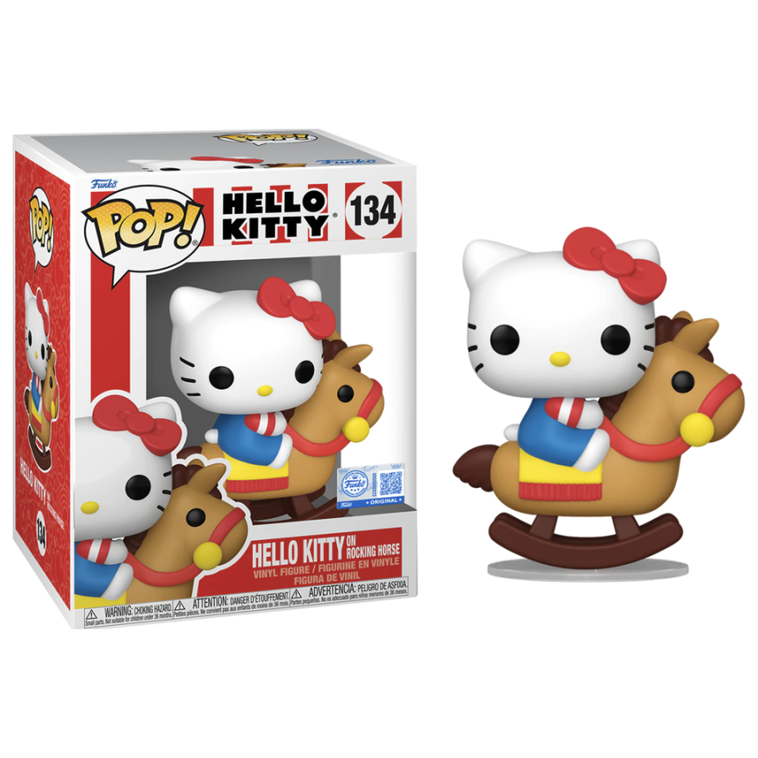 Hello Kitty Funko POP! Premium Hello Kitty on Rocking Horse product photo