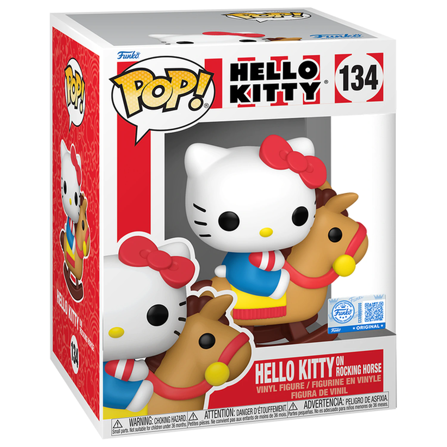 Hello Kitty Funko POP! Premium Hello Kitty on Rocking Horse product photo
