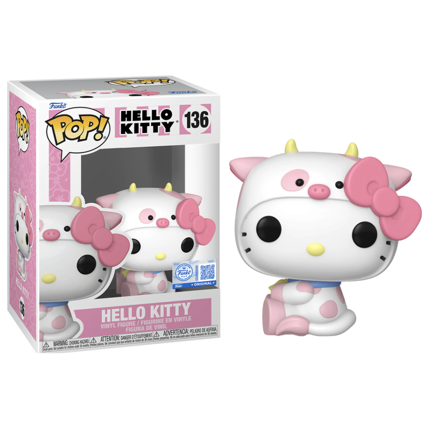 Hello Kitty Funko Pop! Sanrio Hello Kitty in Cow Cosplay product photo