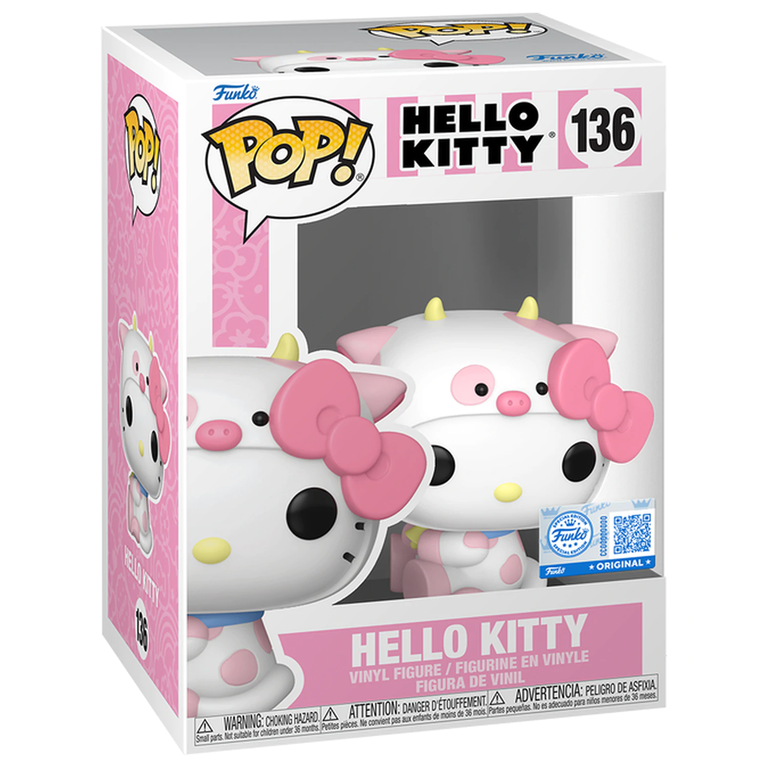 Hello Kitty Funko Pop! Sanrio Hello Kitty in Cow Cosplay product photo
