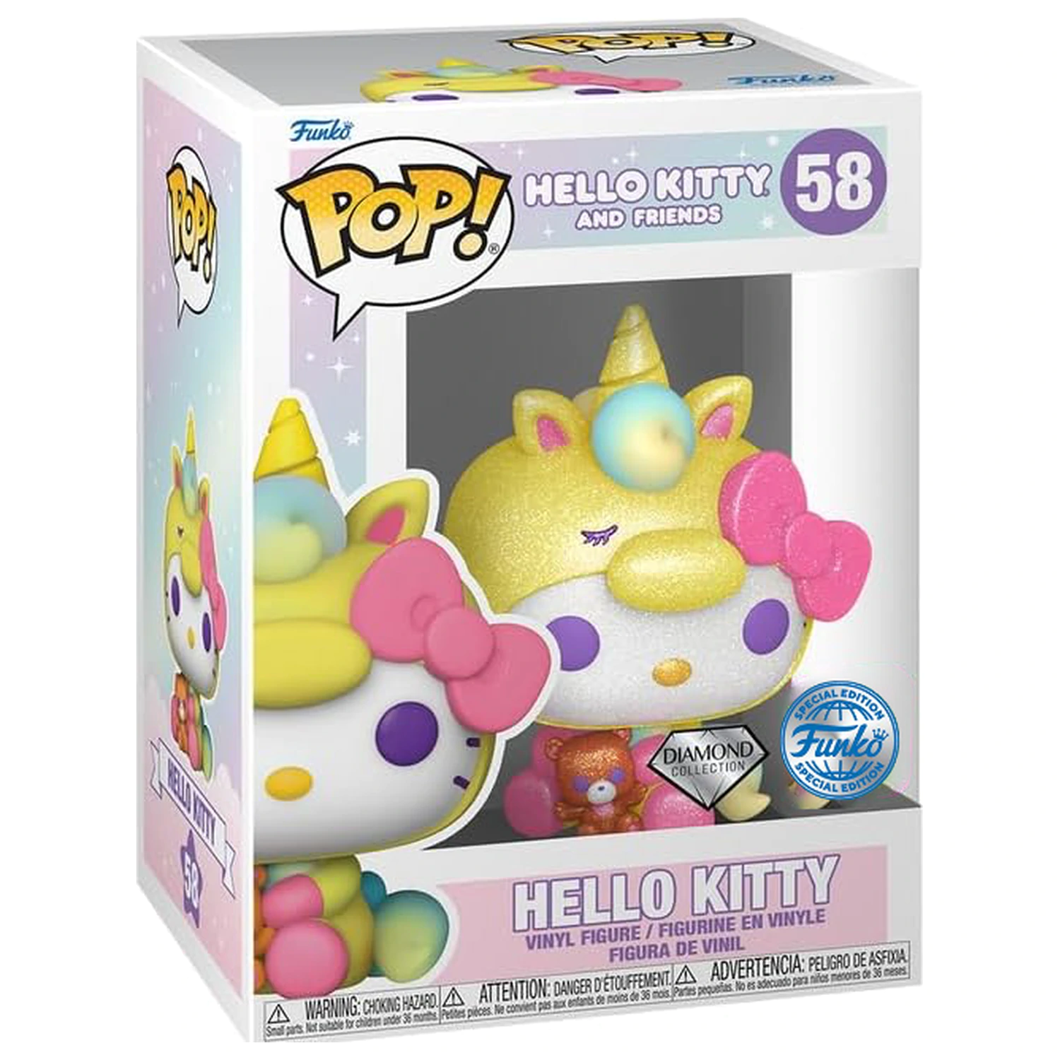 Hello Kitty Funko Pop Sanrio No. 58 Hello Kitty (Diamond) product photo