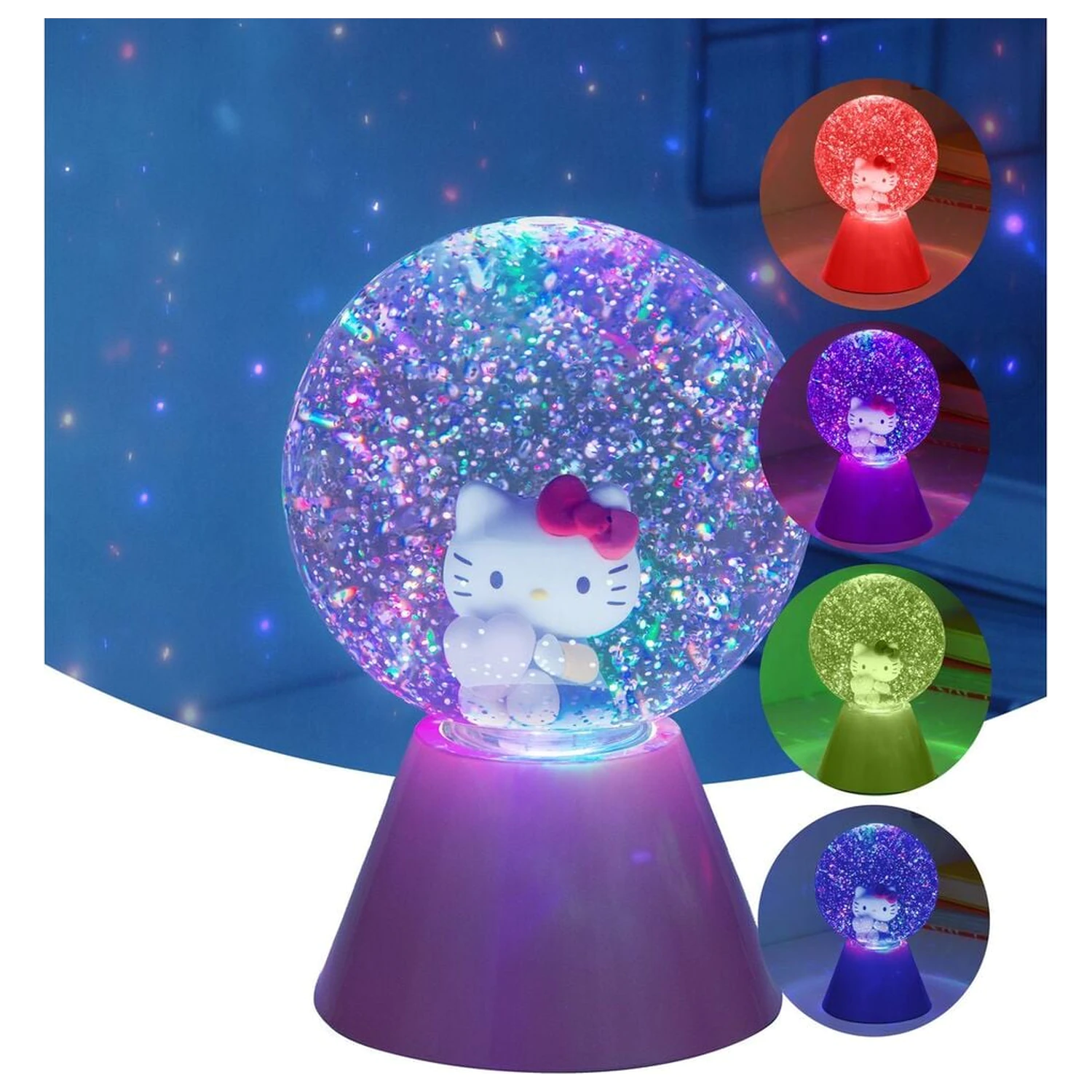 Hello Kitty Glitter LED Lamp product photo