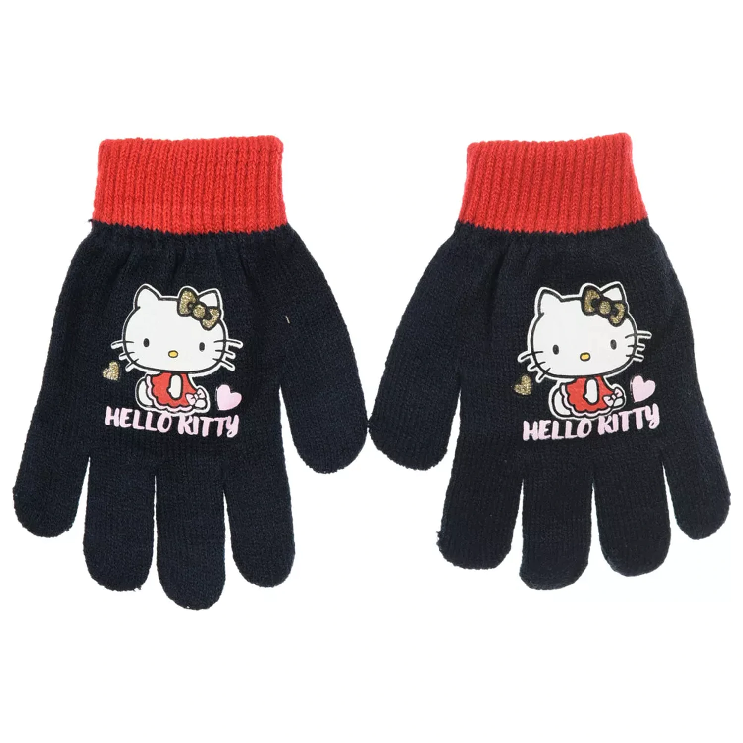 Hello Kitty Golden Bow kids gloves product photo