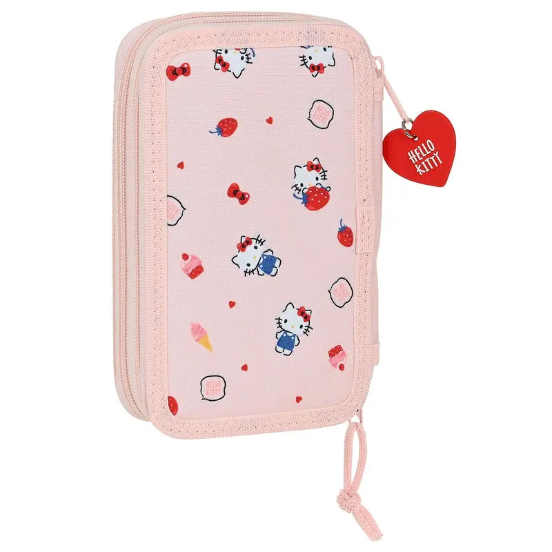 Hello Kitty Happiness Girl double pencil case 28pcs product photo