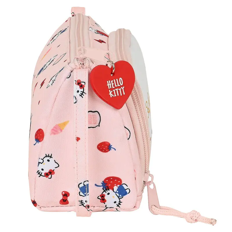 Hello Kitty Happiness Girl filled pencil case with drop-down pocket product photo