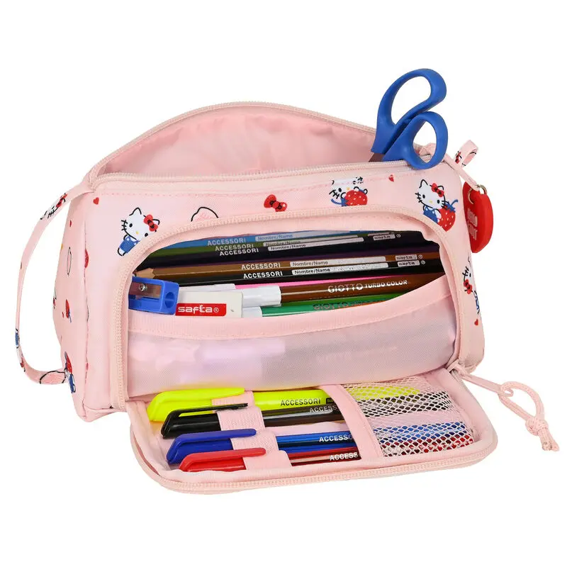 Hello Kitty Happiness Girl filled pencil case with drop-down pocket product photo